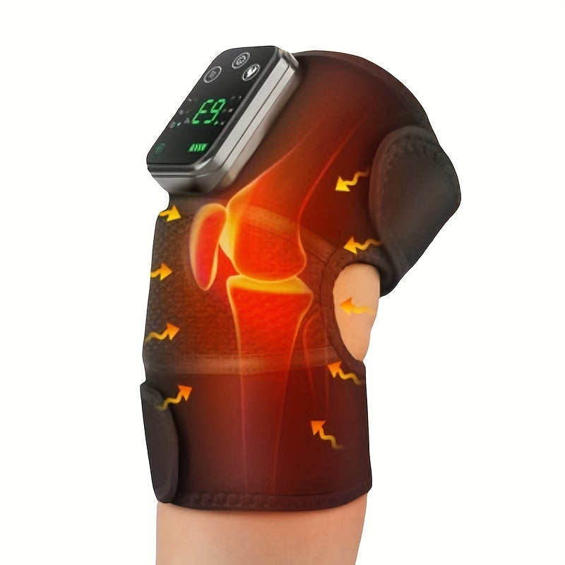 Adjustable Knee & Shoulder Massager – Heat & Vibration Therapy