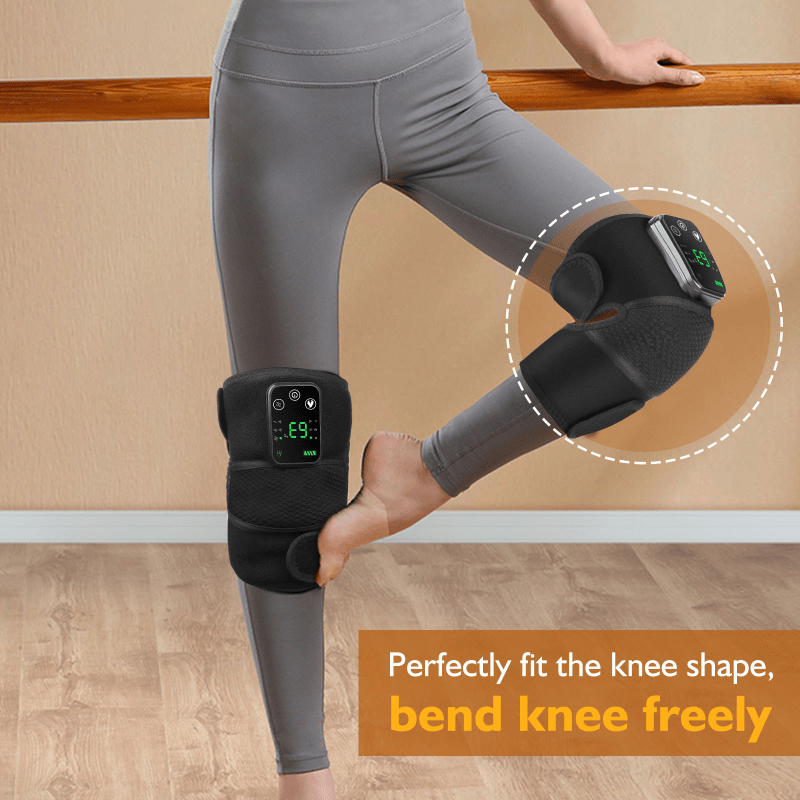 Adjustable Knee & Shoulder Massager – Heat & Vibration Therapy