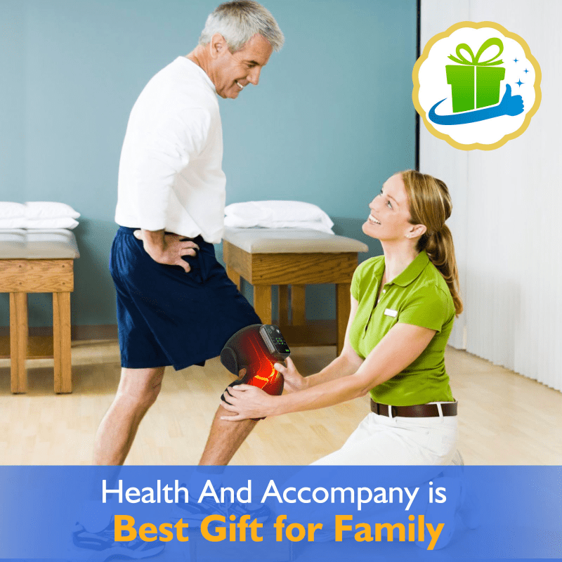 Adjustable Knee & Shoulder Massager – Heat & Vibration Therapy