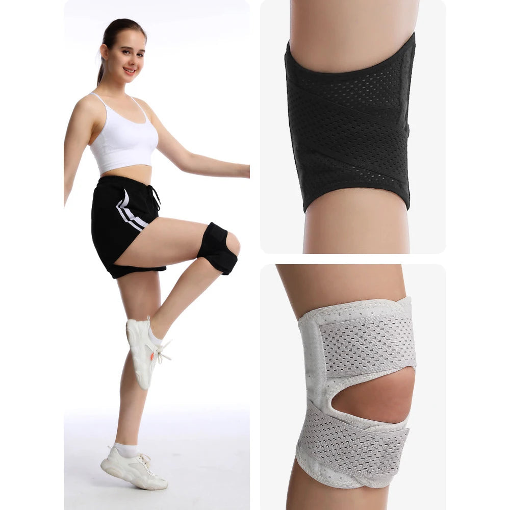 Knee Brace with Side Stabilizers for Meniscus, ACL/MCL & Arthritis Pain Relief