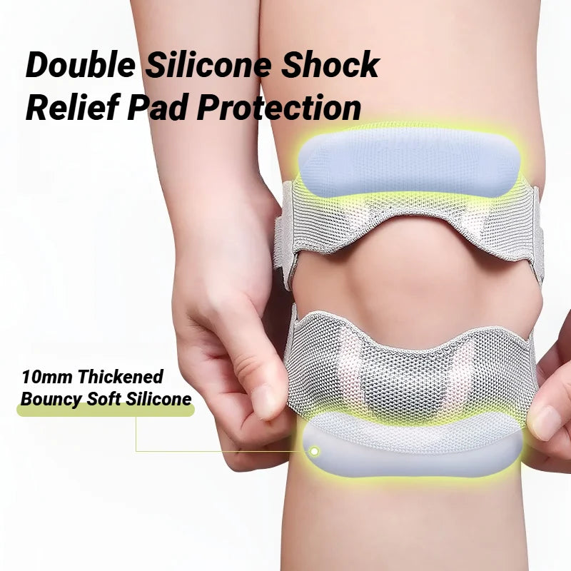 Silicone Pad Patella Strap for Adjustable Compression & Stability