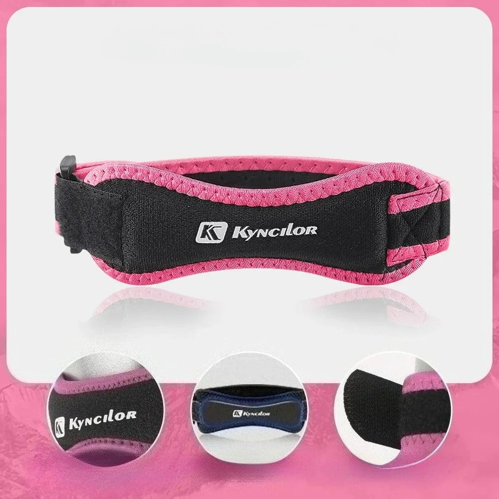 Adjustable Patella Knee Strap for Sports & Training Silica Gel Knee Tendon Strap Protector