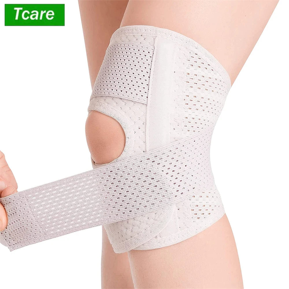 Knee Brace with Side Stabilizers for Meniscus, ACL/MCL & Arthritis Pain Relief