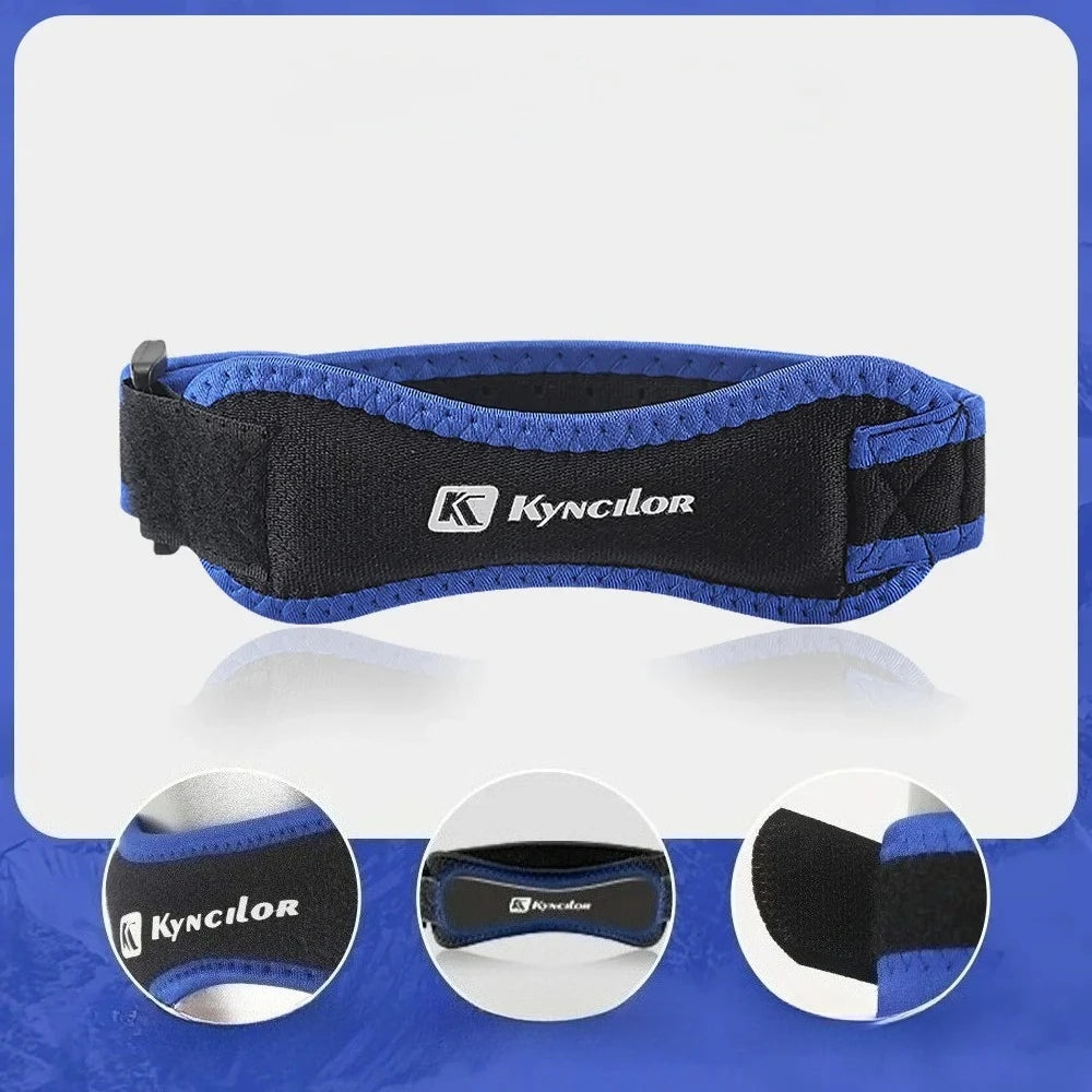 Adjustable Patella Knee Strap for Sports & Training Silica Gel Knee Tendon Strap Protector
