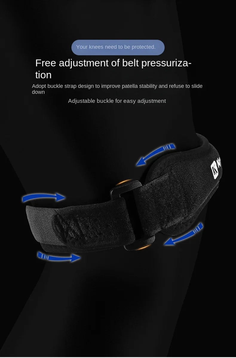 Adjustable Patella Knee Strap for Sports & Training Silica Gel Knee Tendon Strap Protector