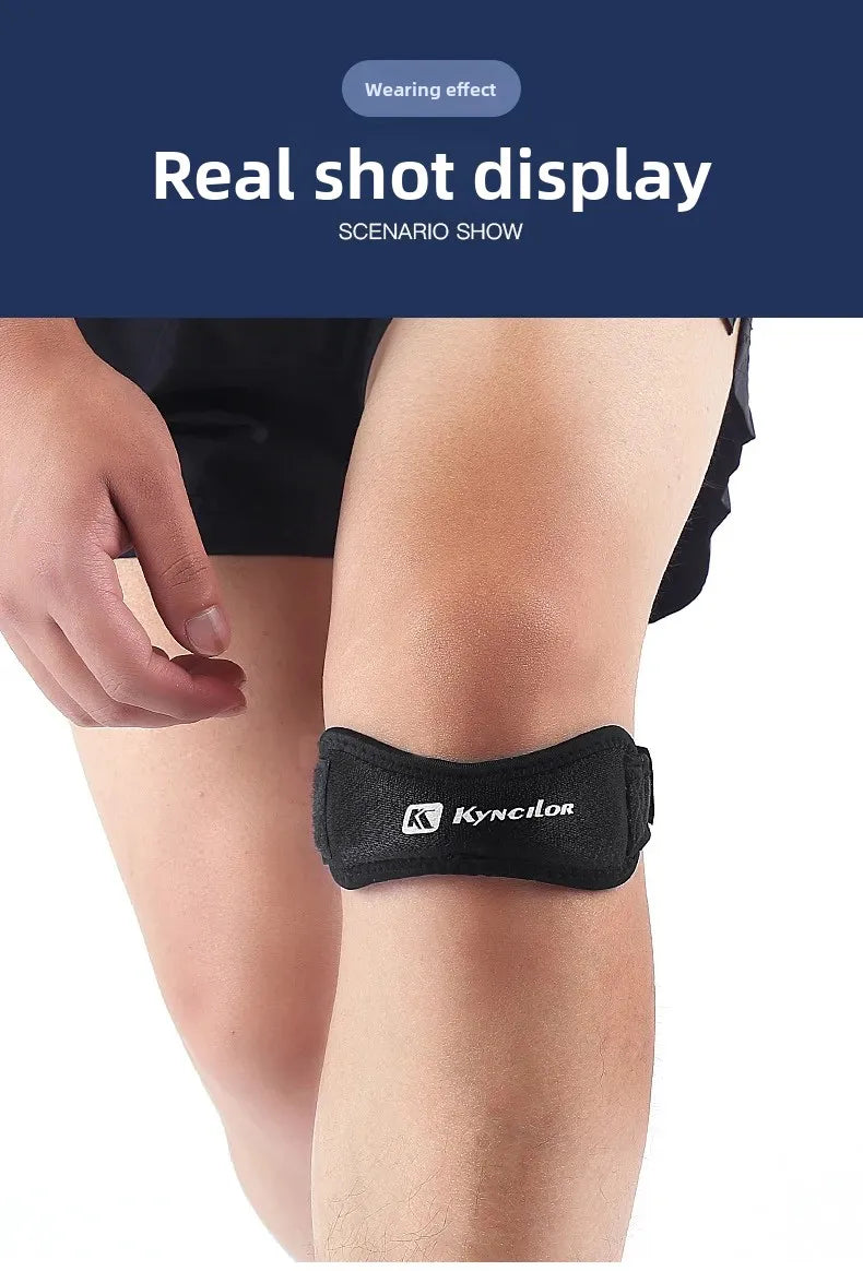 Adjustable Patella Knee Strap for Sports & Training Silica Gel Knee Tendon Strap Protector