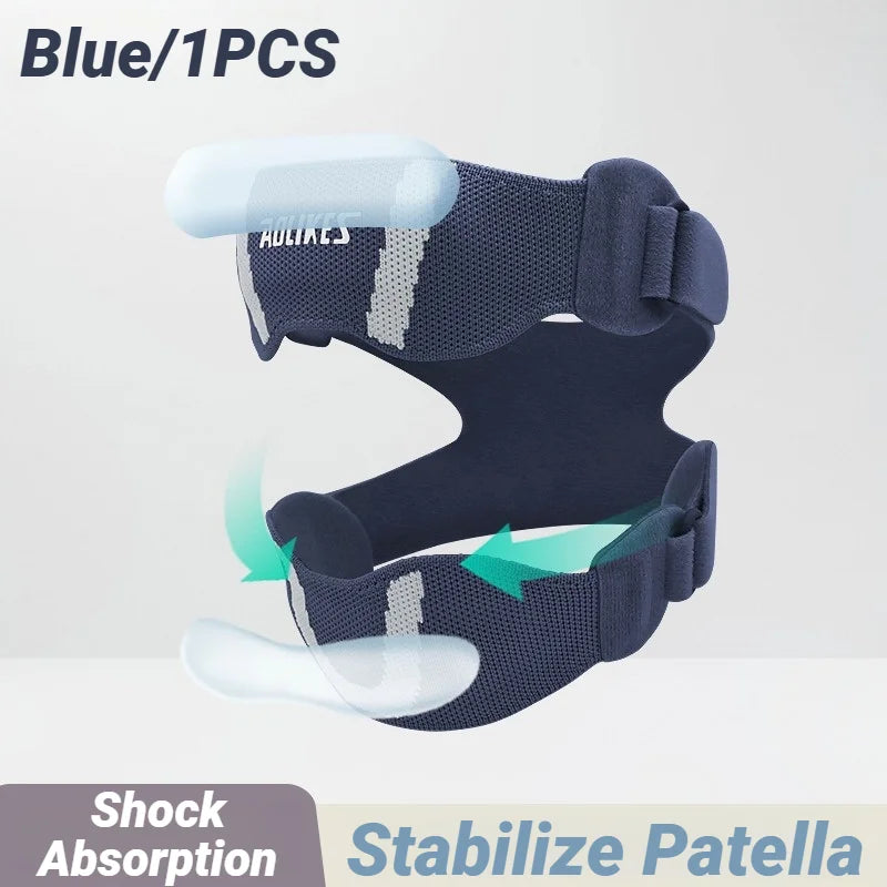 Silicone Pad Patella Strap for Adjustable Compression & Stability