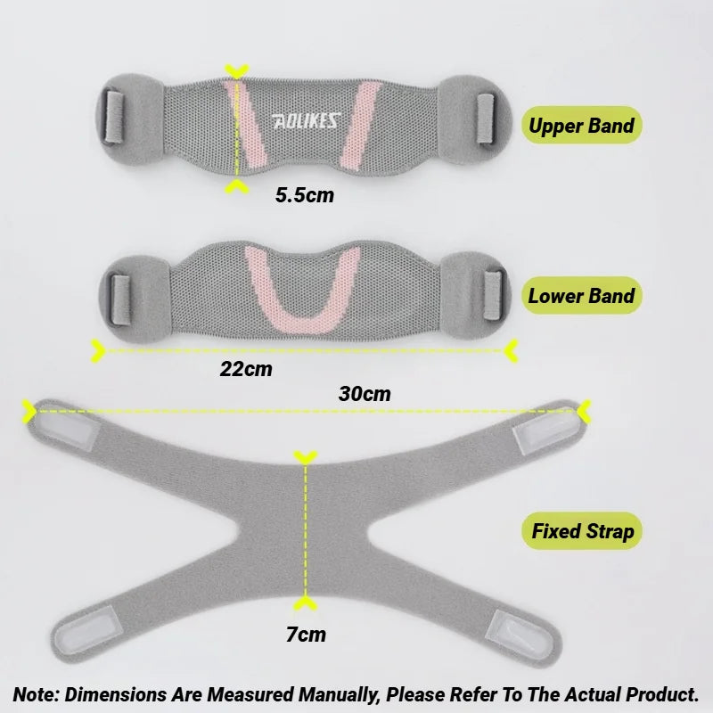 Silicone Pad Patella Strap for Adjustable Compression & Stability