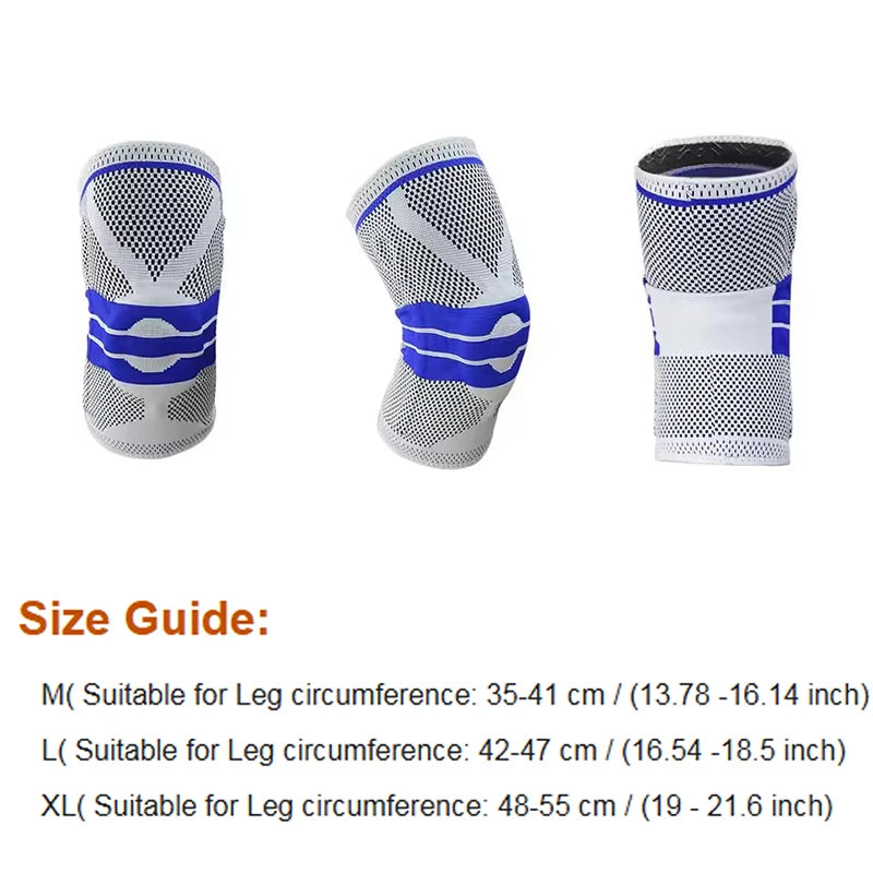 Silicone Knee Brace Sleeve for Arthritis & Joint Support