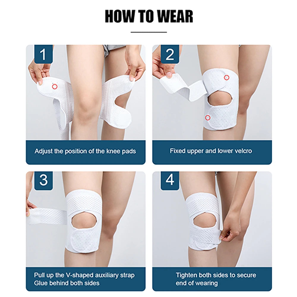 Knee Brace with Side Stabilizers for Meniscus, ACL/MCL & Arthritis Pain Relief