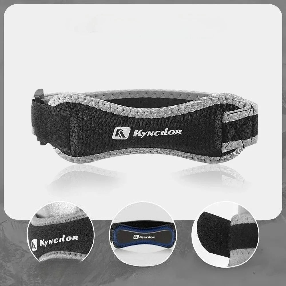 Adjustable Patella Knee Strap for Sports & Training Silica Gel Knee Tendon Strap Protector