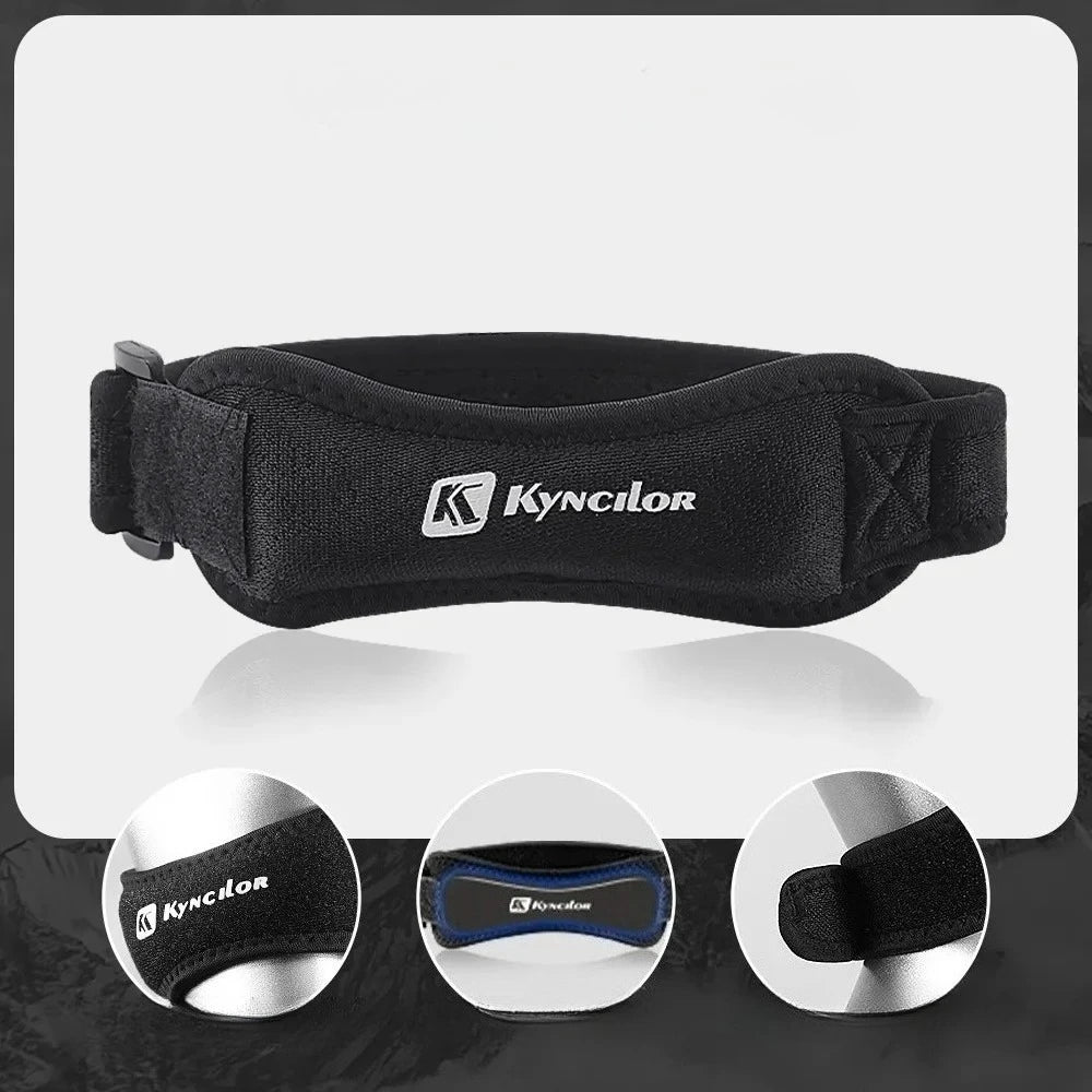 Adjustable Patella Knee Strap for Sports & Training Silica Gel Knee Tendon Strap Protector